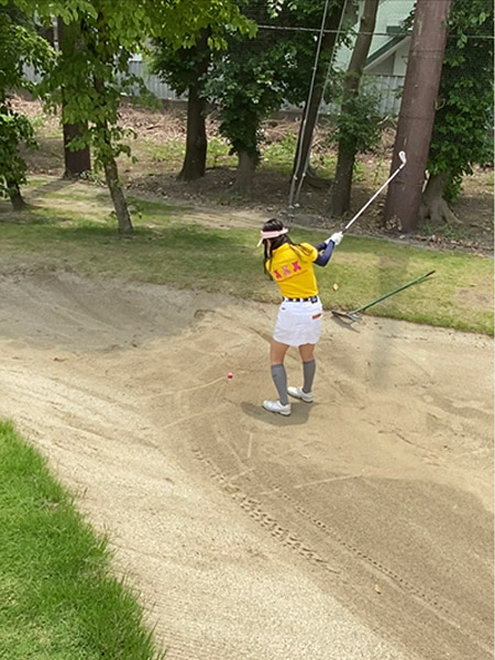 0837 バンカー　バックショット