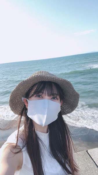 麦わら帽子・マスク着用