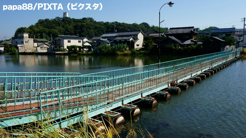 ■玉島ドラム缶橋　岡山県倉敷市