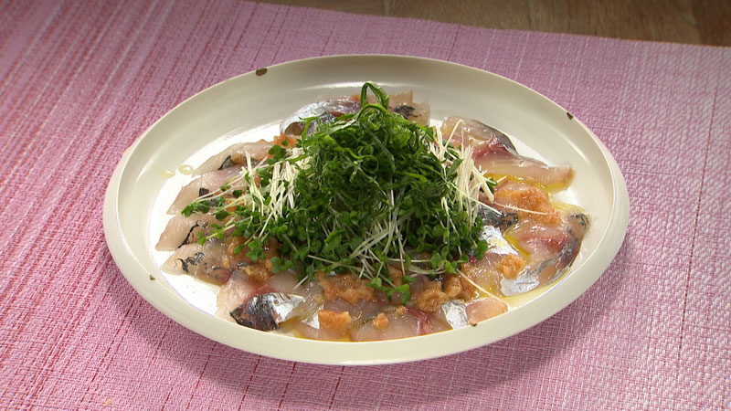 ◾︎アジの梅カルパッチョ