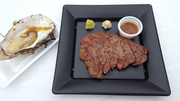 仙台牛と牡蠣