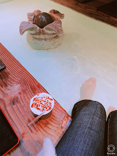 足湯カフェ
