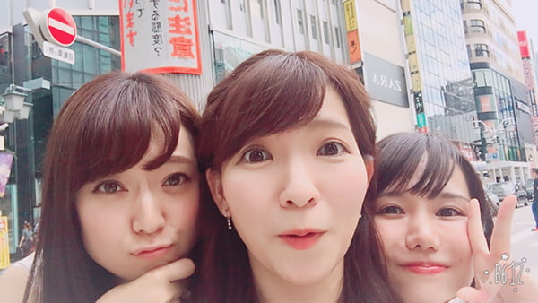 景が街の3ショット